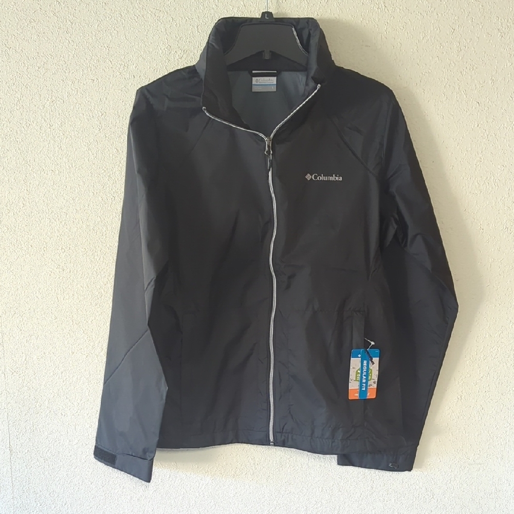 Columbia Switchback IV Rain Jacket Black Windbreaker